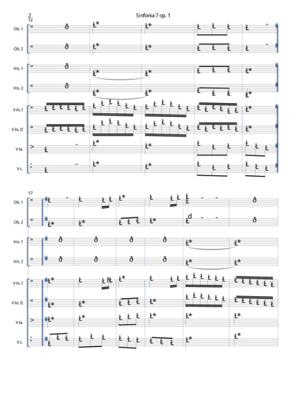 Karl Friedrich Abel - Sinfonia Op. 7 n. 1 - Terzo Movimento - Allegro image number null