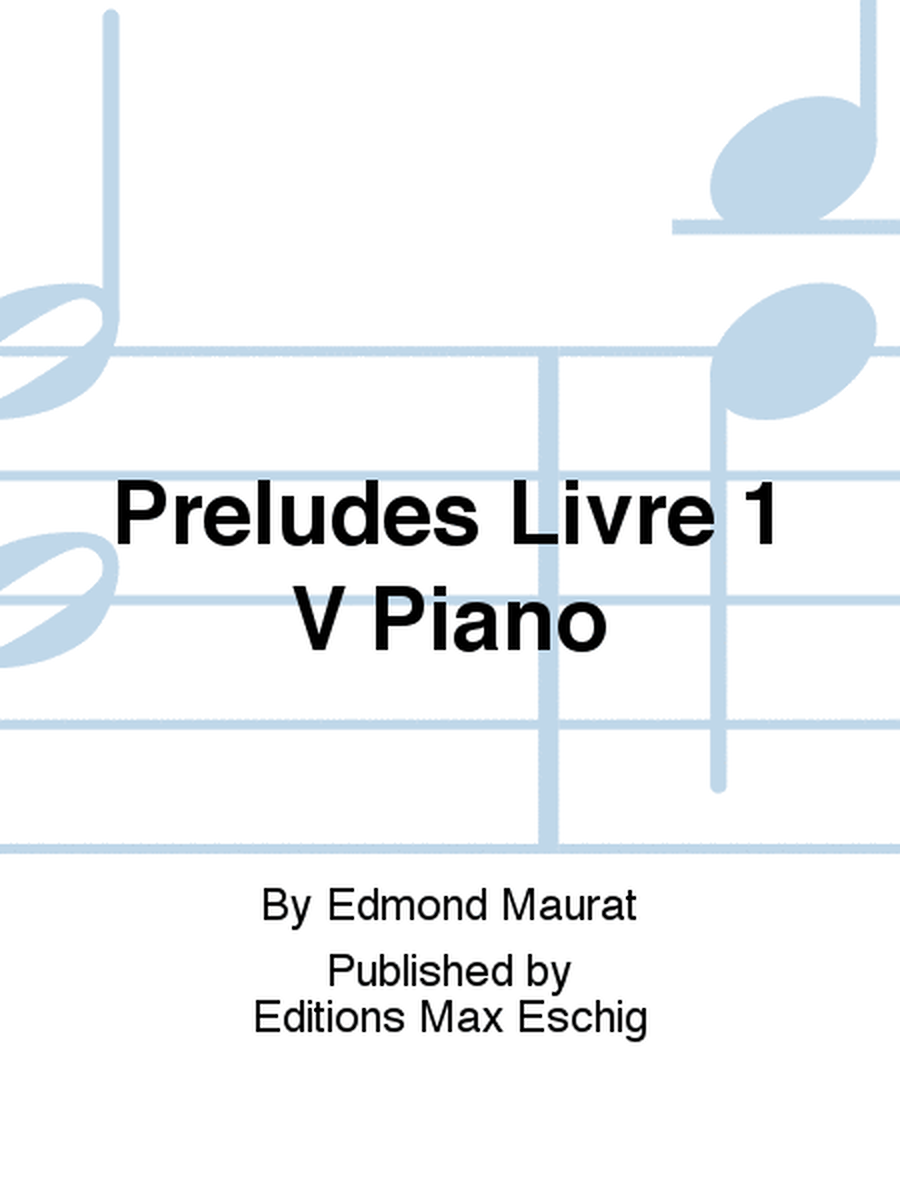 Preludes Livre 1 V Piano