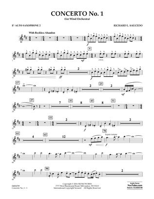 Concerto No. 1 (for Wind Orchestra) - Eb Alto Saxophone 2