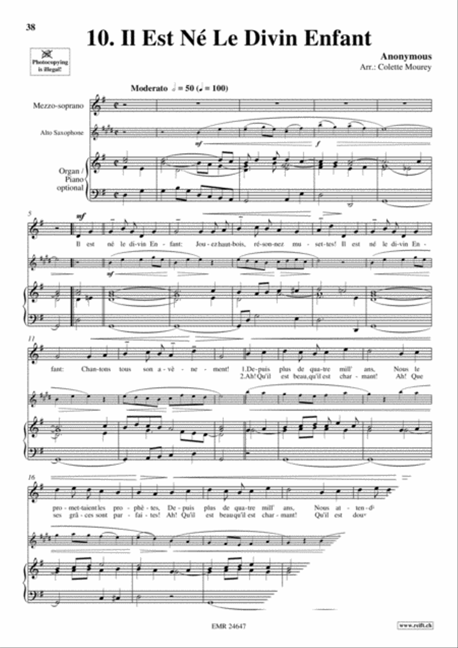 20 Greatest Christmas Songs Vol. 1 Alto Saxophone scores gallery preview page 12