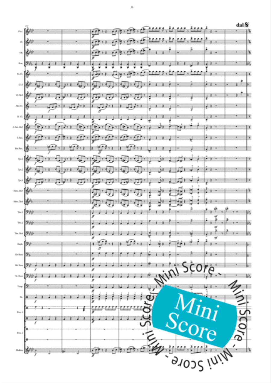 Car Concert Band scores gallery preview page 37