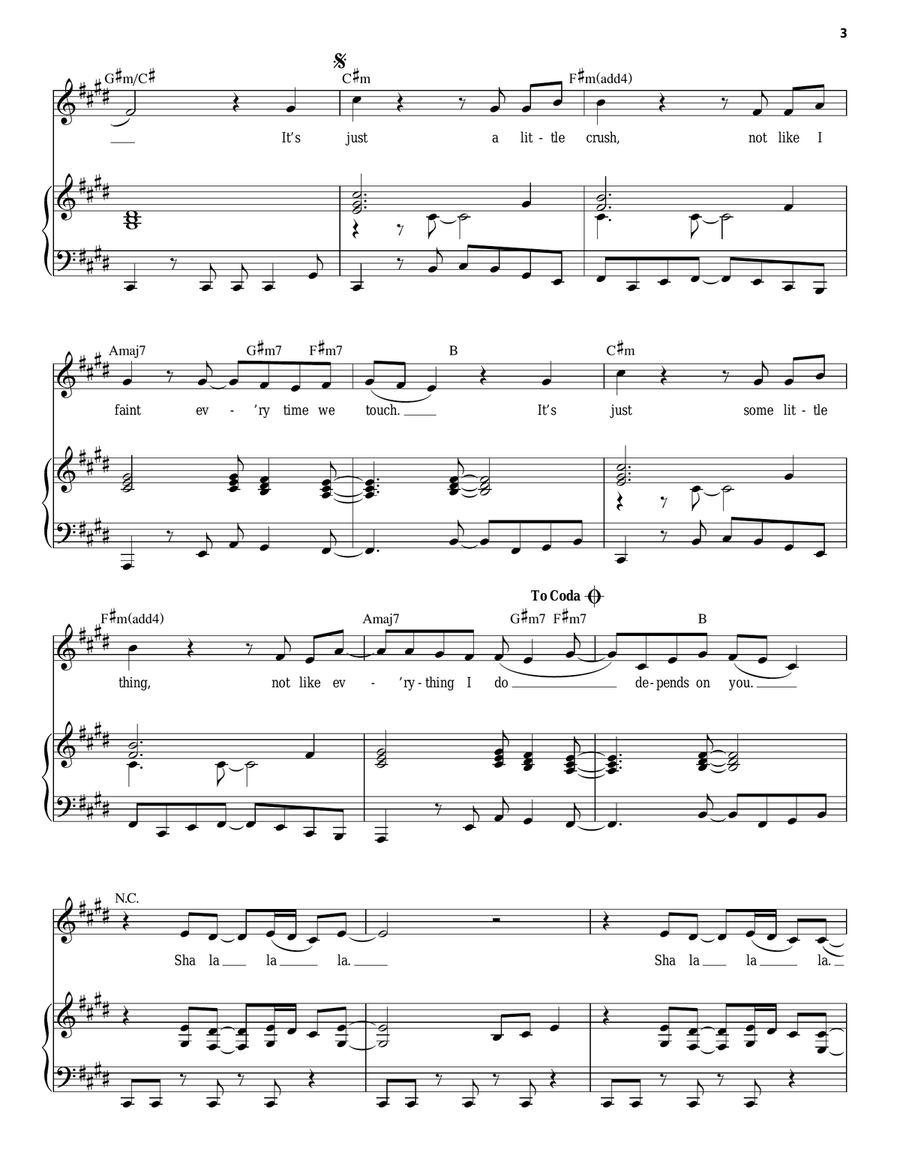 Crush Piano, Vocal scores gallery preview page 3