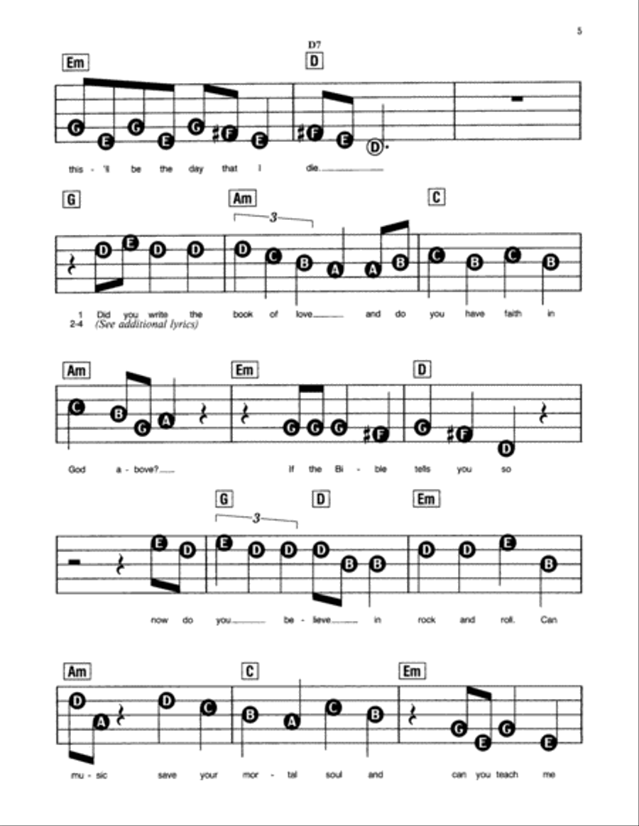 American Pie Electronic Keyboard scores gallery preview page 4