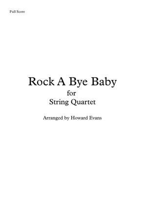 Rock A Bye Baby for Staring Quartet