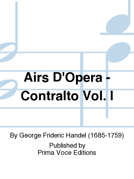 Airs D'Opera - Contralto Vol. I