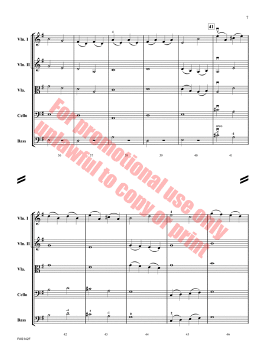 Bow Hunters Orchestra scores gallery preview page 7