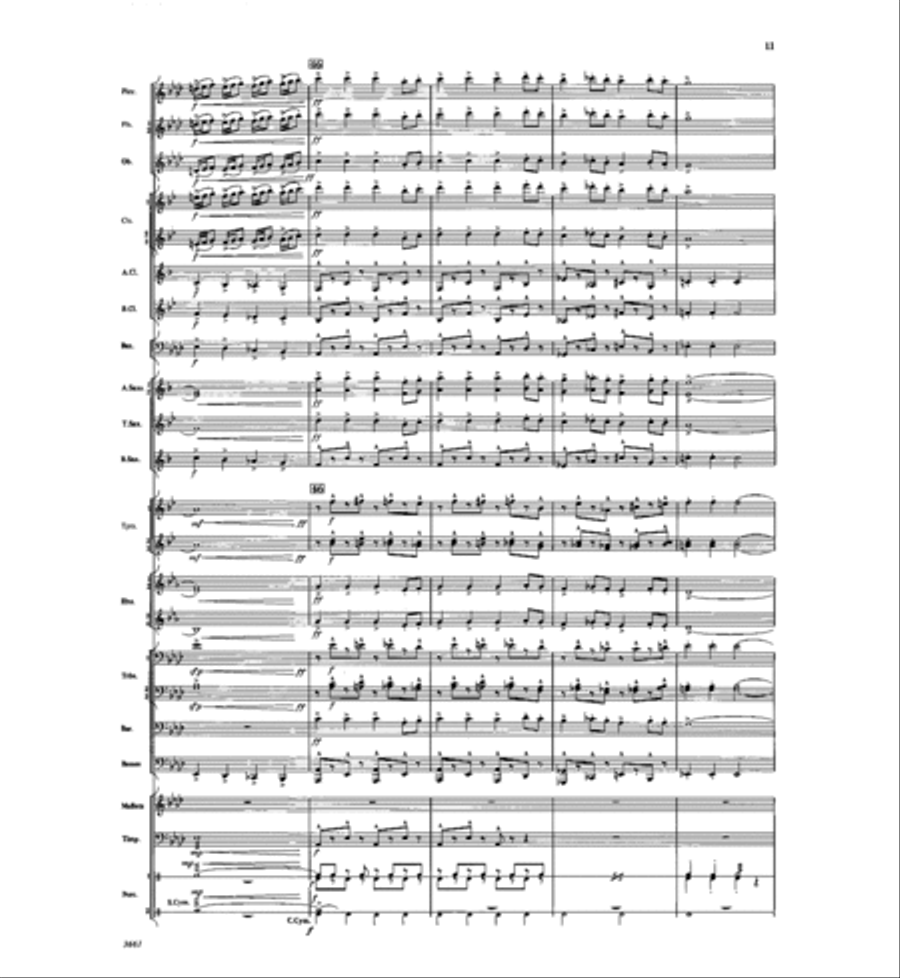 Overture A La Russe Concert Band scores gallery preview page 10