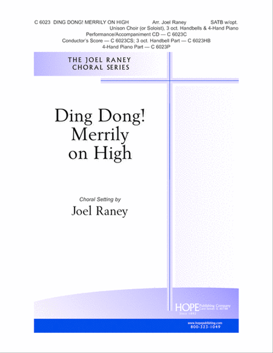 Ding Dong! Merrily on High 4-Part scores gallery preview page 1