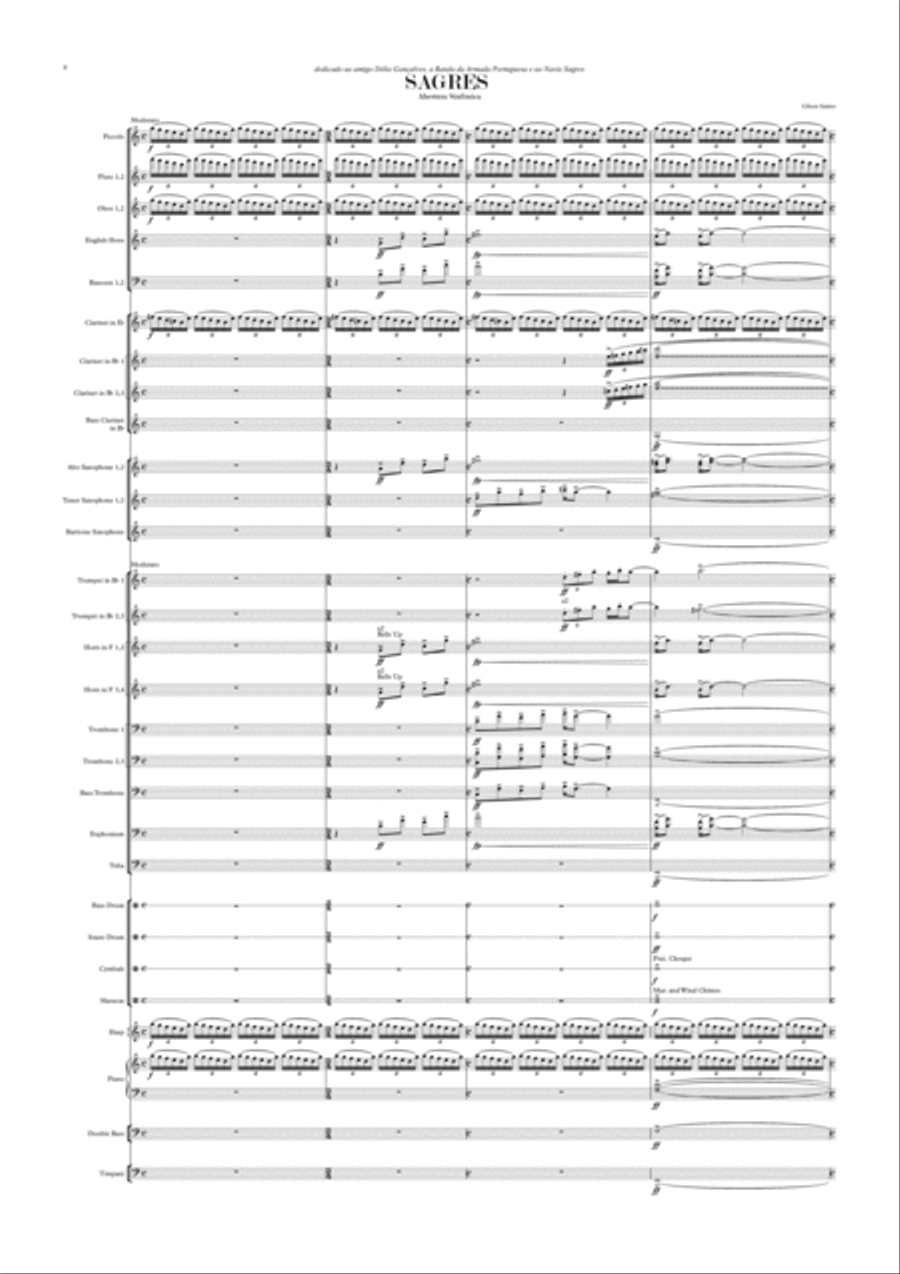 SAGRES - SYMPHONIC OVERTURE Concert Band scores gallery preview page 5