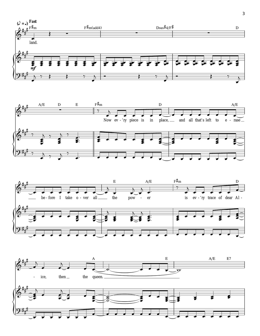 I Will Prevail I Will Prevail Piano, Vocal scores gallery preview page 3
