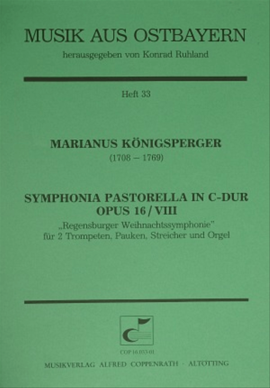 Symphonia Pastorella in C-Dur Trumpet scores gallery preview page 1