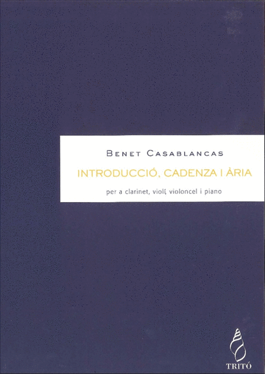 Introducció, cadenza i ària School and Community scores gallery preview page 1