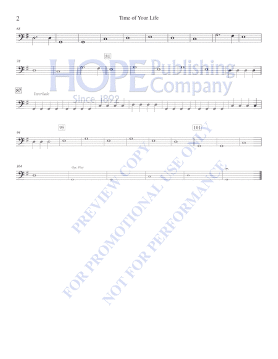 Time of Your Life (Good Riddance) 5-Octaves scores gallery preview page 5