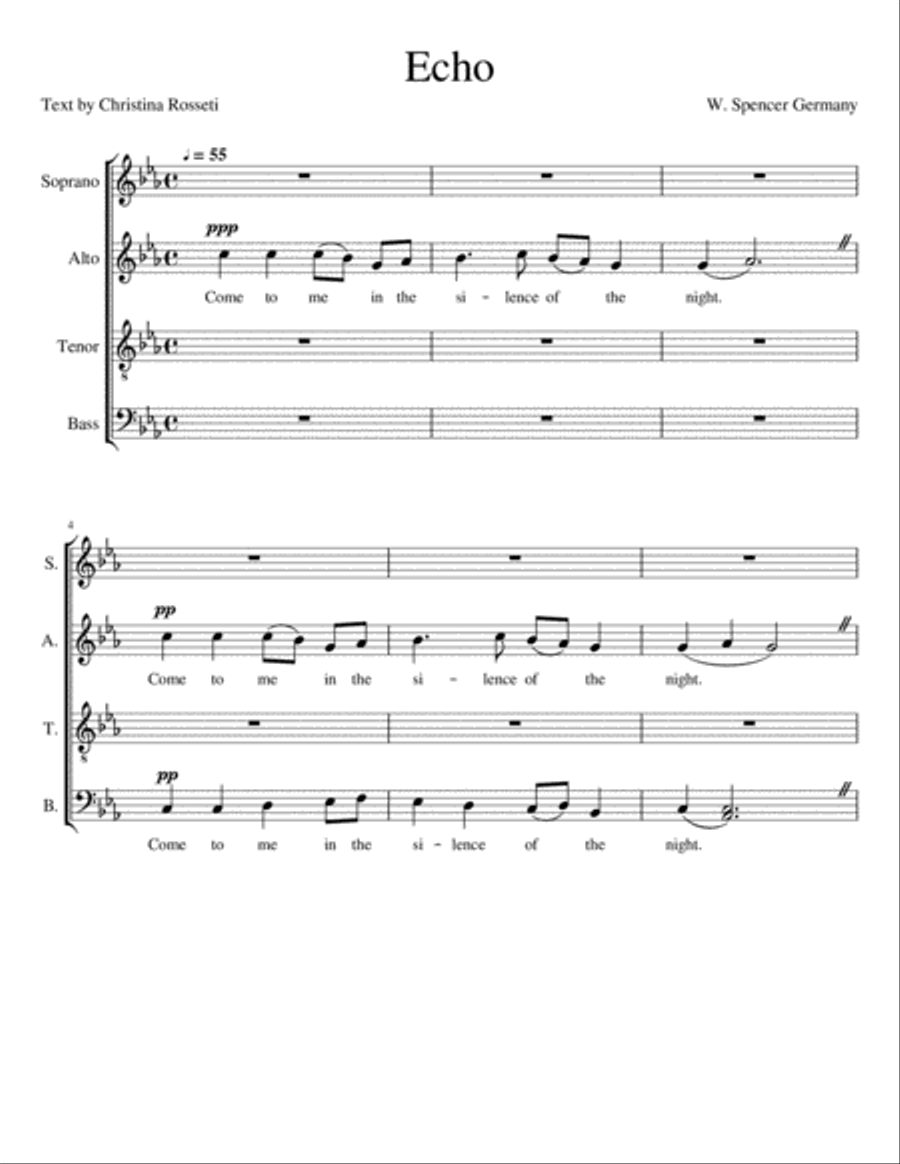 Echo 4-Part scores gallery preview page 2