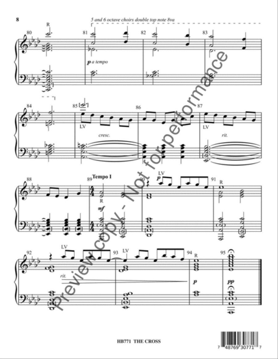 The Cross - Krug 5-Octaves scores gallery preview page 9