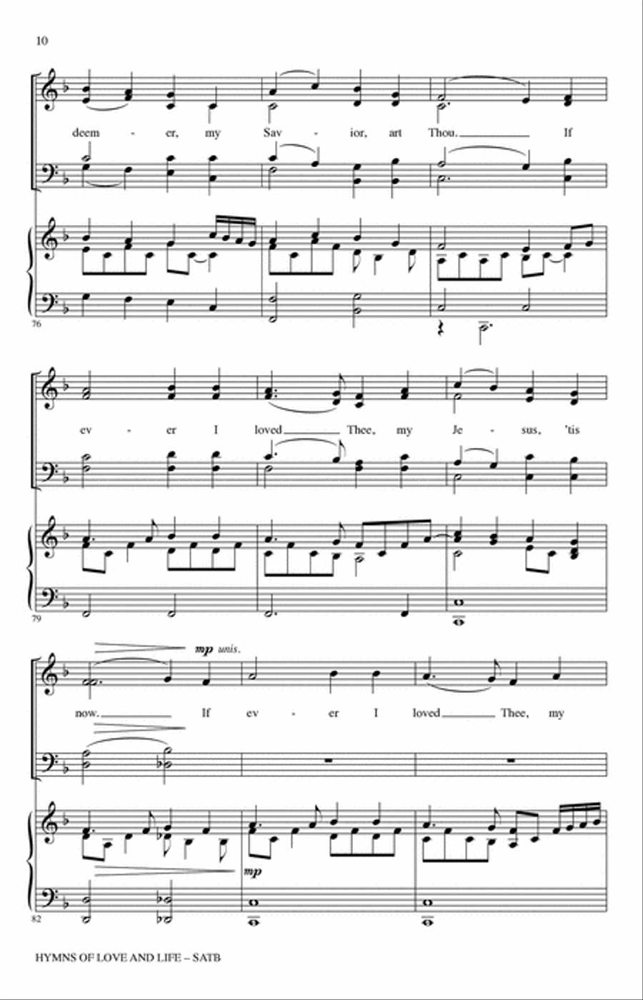 Hymns Of Love And Life Hymns Of Love And Life 4-Part scores gallery preview page 9