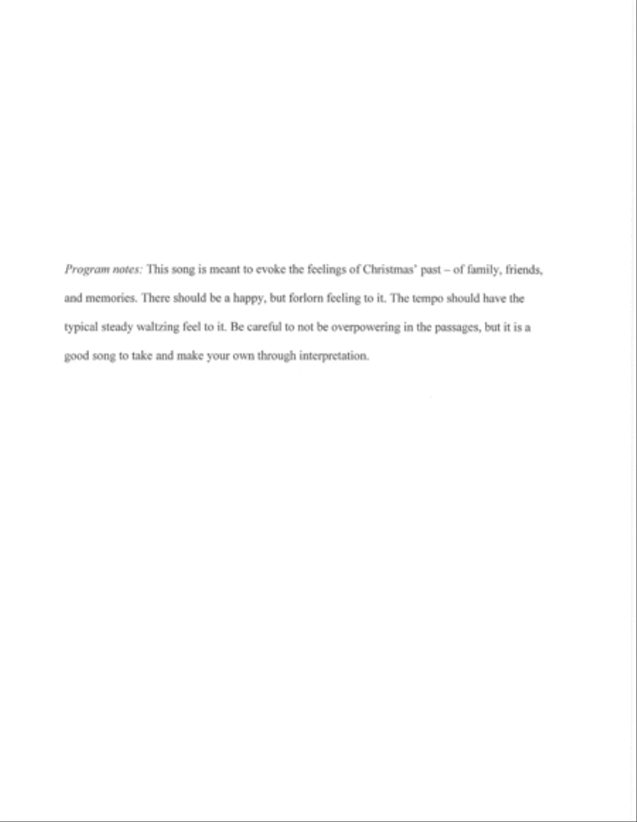 My Favorite Time of the Year 4-Part scores gallery preview page 2