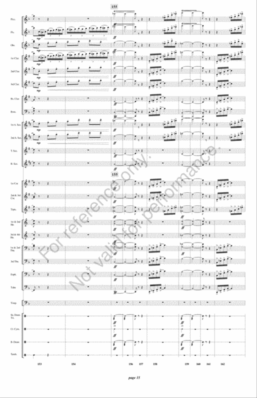 Fatinitza Concert Band scores gallery preview page 16
