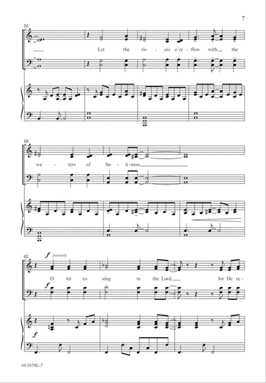 Sing a Jubilant Song 4-Part scores gallery preview page 8