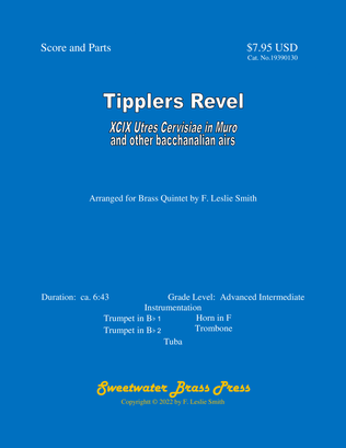 Book cover for Tipplers Revel (XCIX Utres Cervisiae in Muro and other bacchanalian airs)