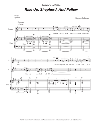 Rise Up, Shepherd, And Follow (Duet for Soprano and Alto solo)