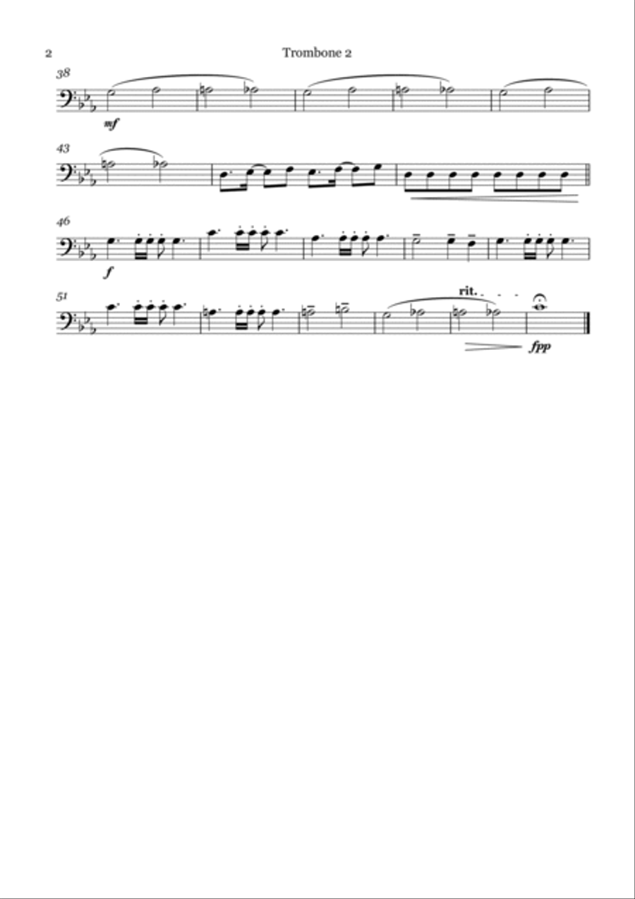 Skyfall Skyfall Brass Quartet scores gallery preview page 6