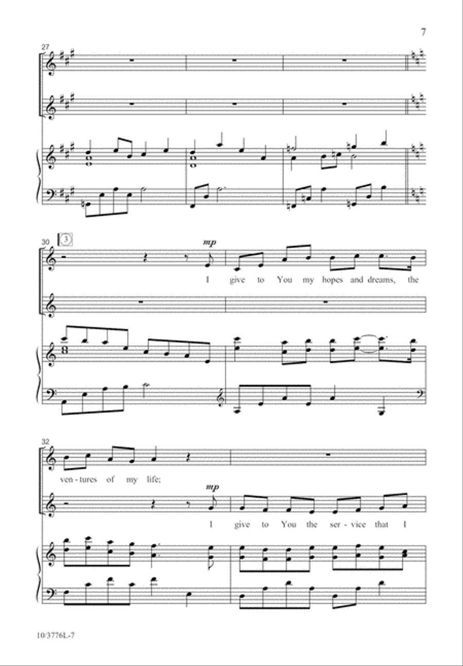 Make My Life a Song 2-Part scores gallery preview page 8