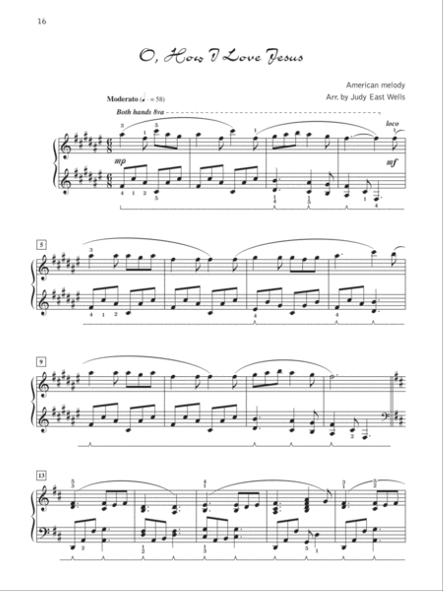Hymns in Concert Hymns in Concert Piano Solo scores gallery preview page 4