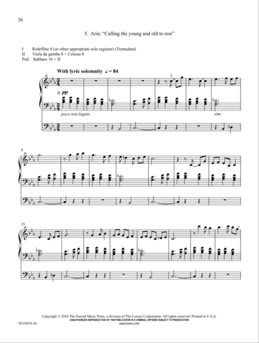God of Grace and God of Glory Organ Solo scores gallery preview page 12