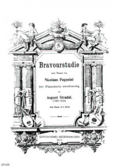 Bravourstudie nach Themen von Nicolaus Paganini