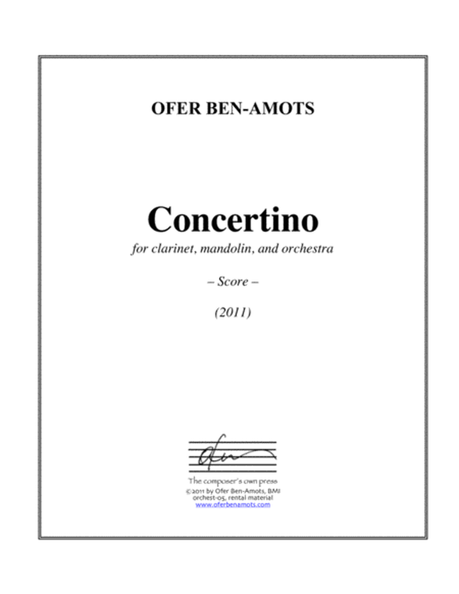 Concertino - for clarinet, mandolin and symphony orchestra image number null