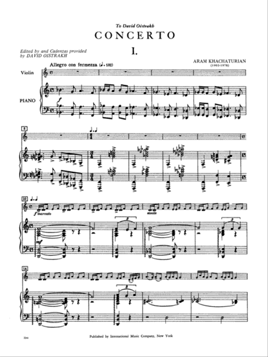 Concerto Violin Solo scores gallery preview page 2