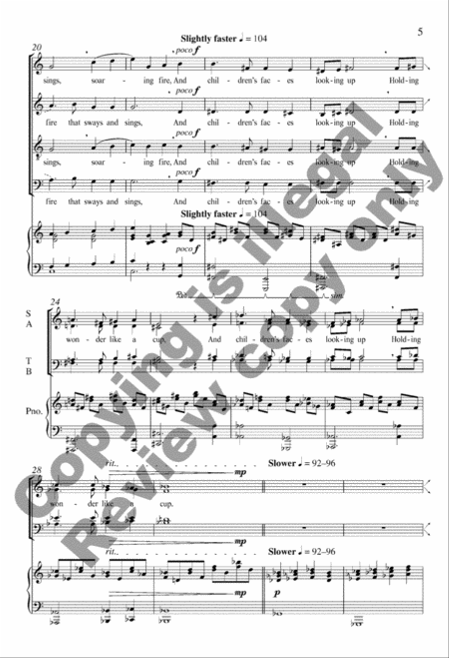 Life Has Loveliness 4-Part scores gallery preview page 5