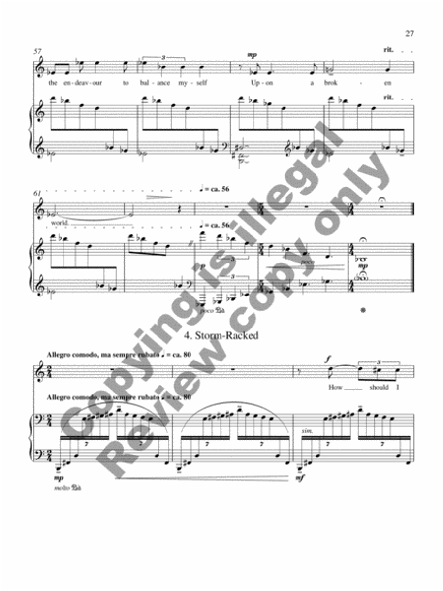 Collected Songs for Soprano and Piano Soprano Voice scores gallery preview page 16