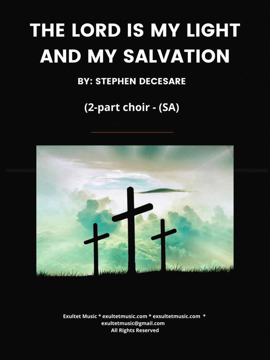 The Lord Is My Light And My Salvation (2-part choir - (SA) image number null