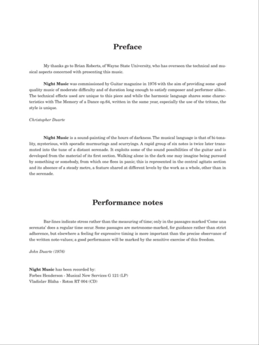 Night Music, Op. 65 Classical Guitar scores gallery preview page 3