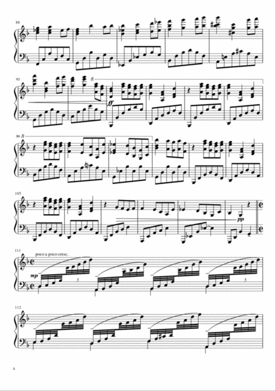 Legend №1 Piano Solo scores gallery preview page 4