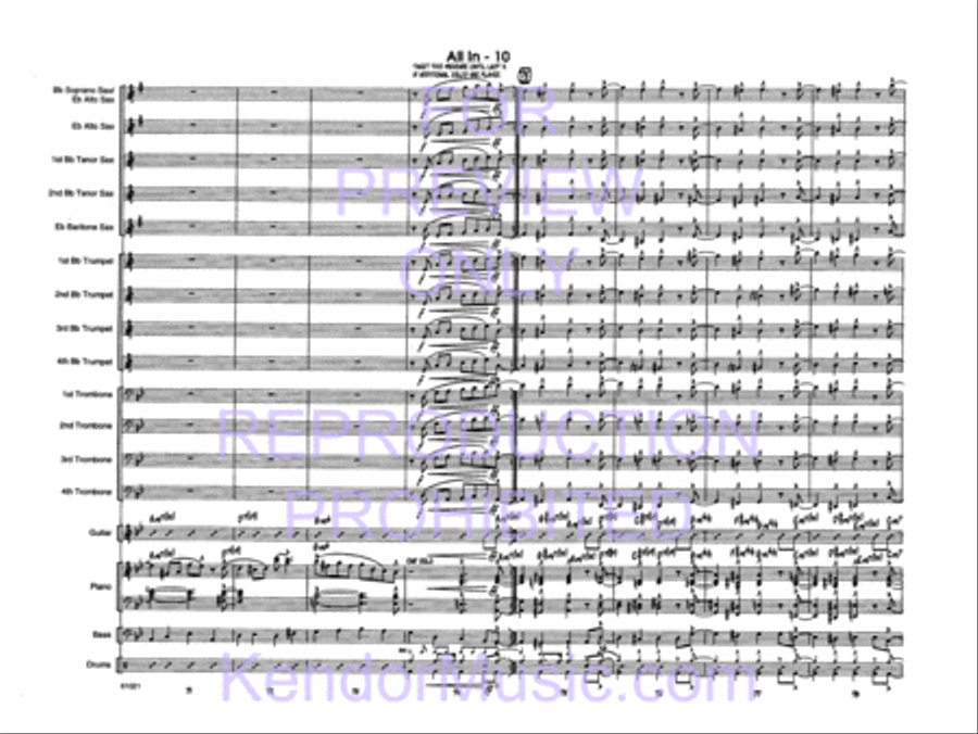 All In All In Jazz Ensemble scores gallery preview page 12