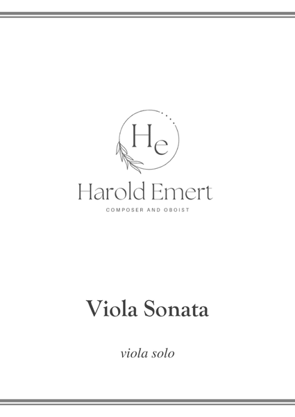 Viola Sonata