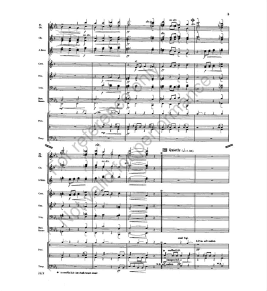 Big Sur Overture Concert Band scores gallery preview page 4