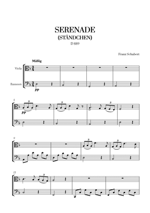 F. Schubert - Serenade (Ständchen) (D 889) for Viola and Bassoon