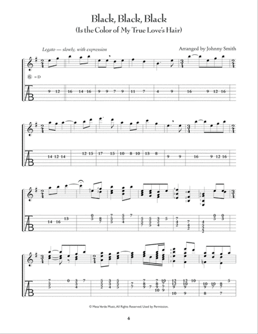 Sal Salvador Collection of Classic Solos for Pick-Style Guitar Classical Guitar scores gallery preview page 10