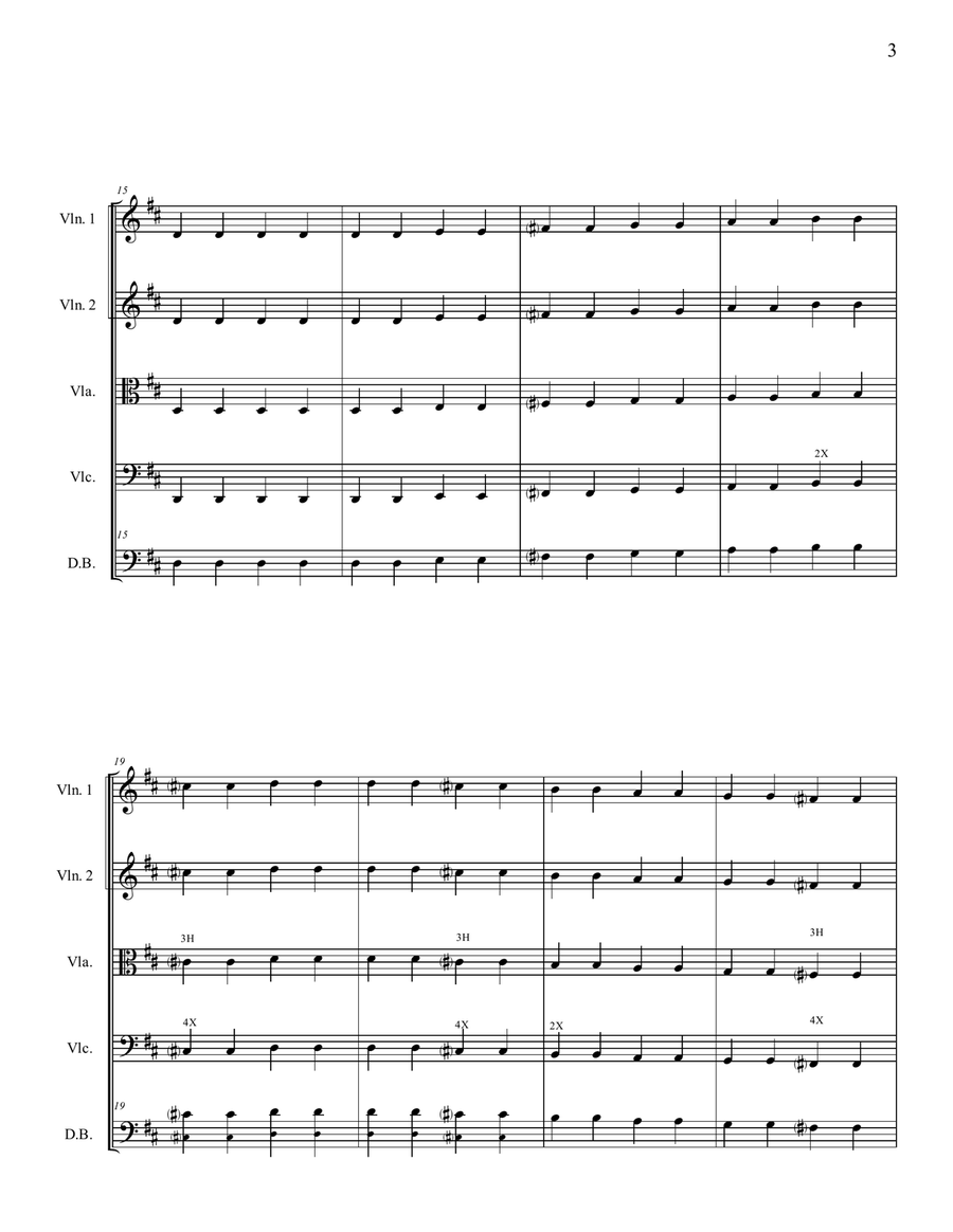 May the Road Rise Up to Meet You String Orchestra scores gallery preview page 4