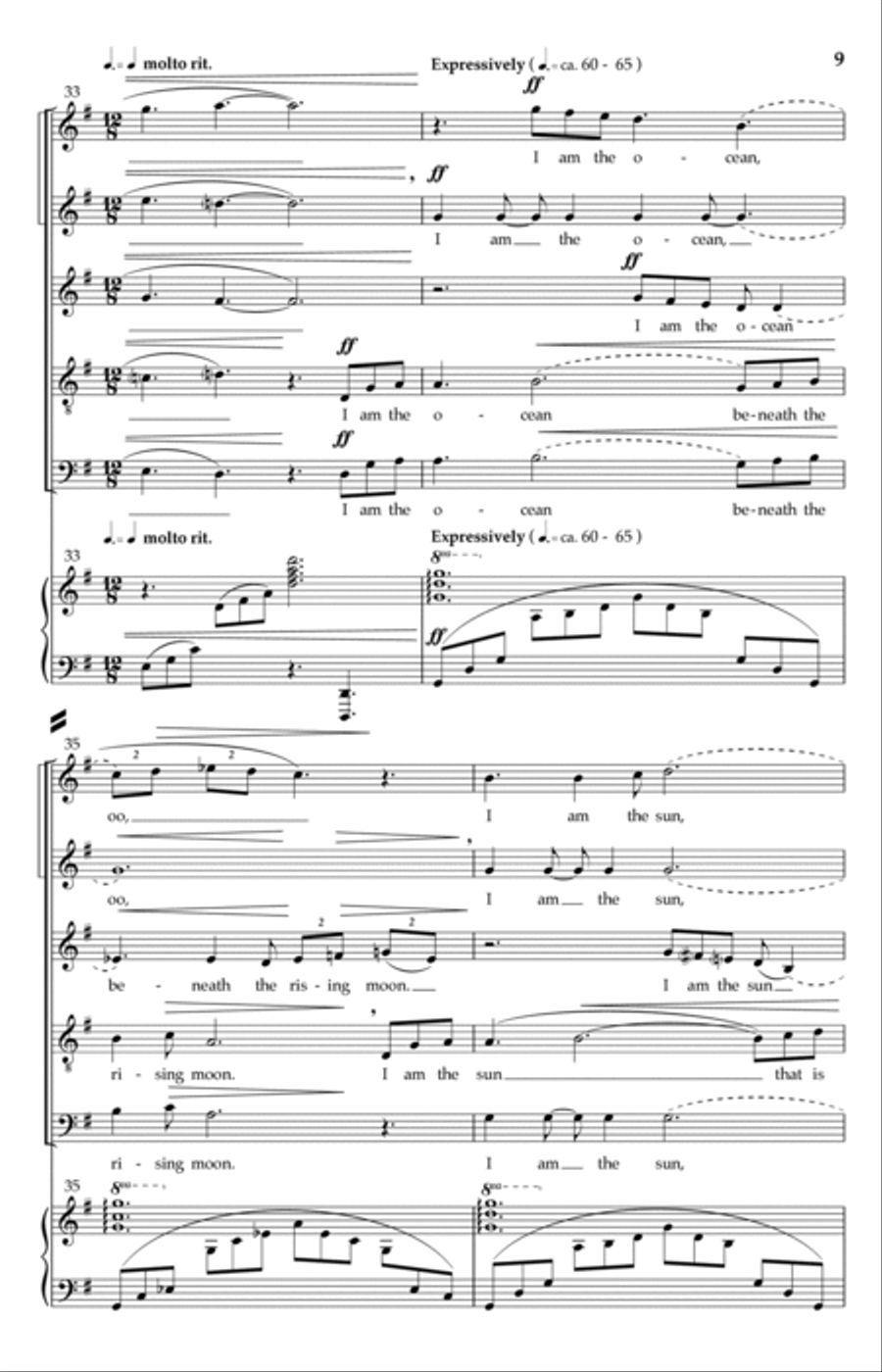 Longing To Be Seen 4-Part scores gallery preview page 7