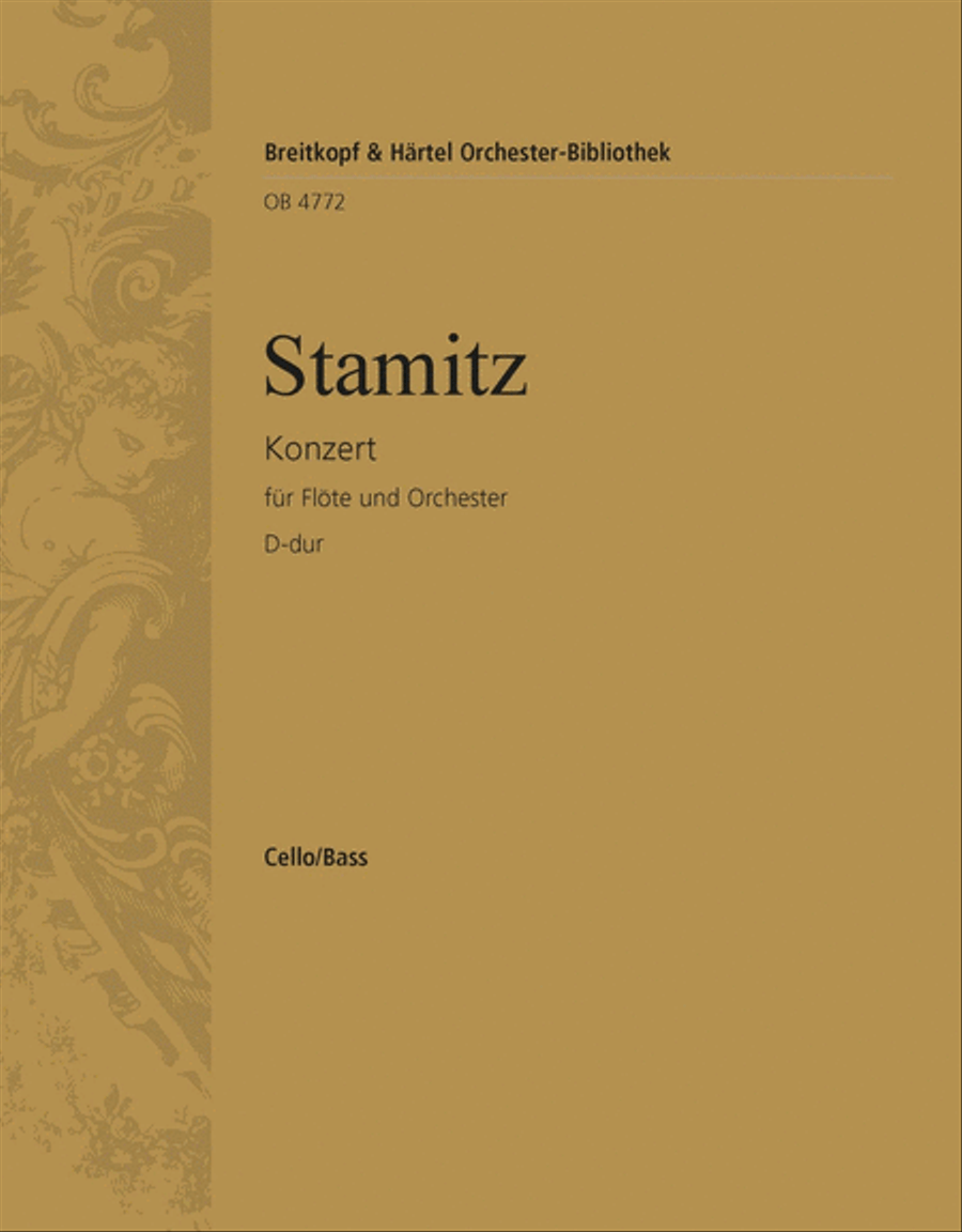 Flute Concerto in D major Orchestra scores gallery preview page 1