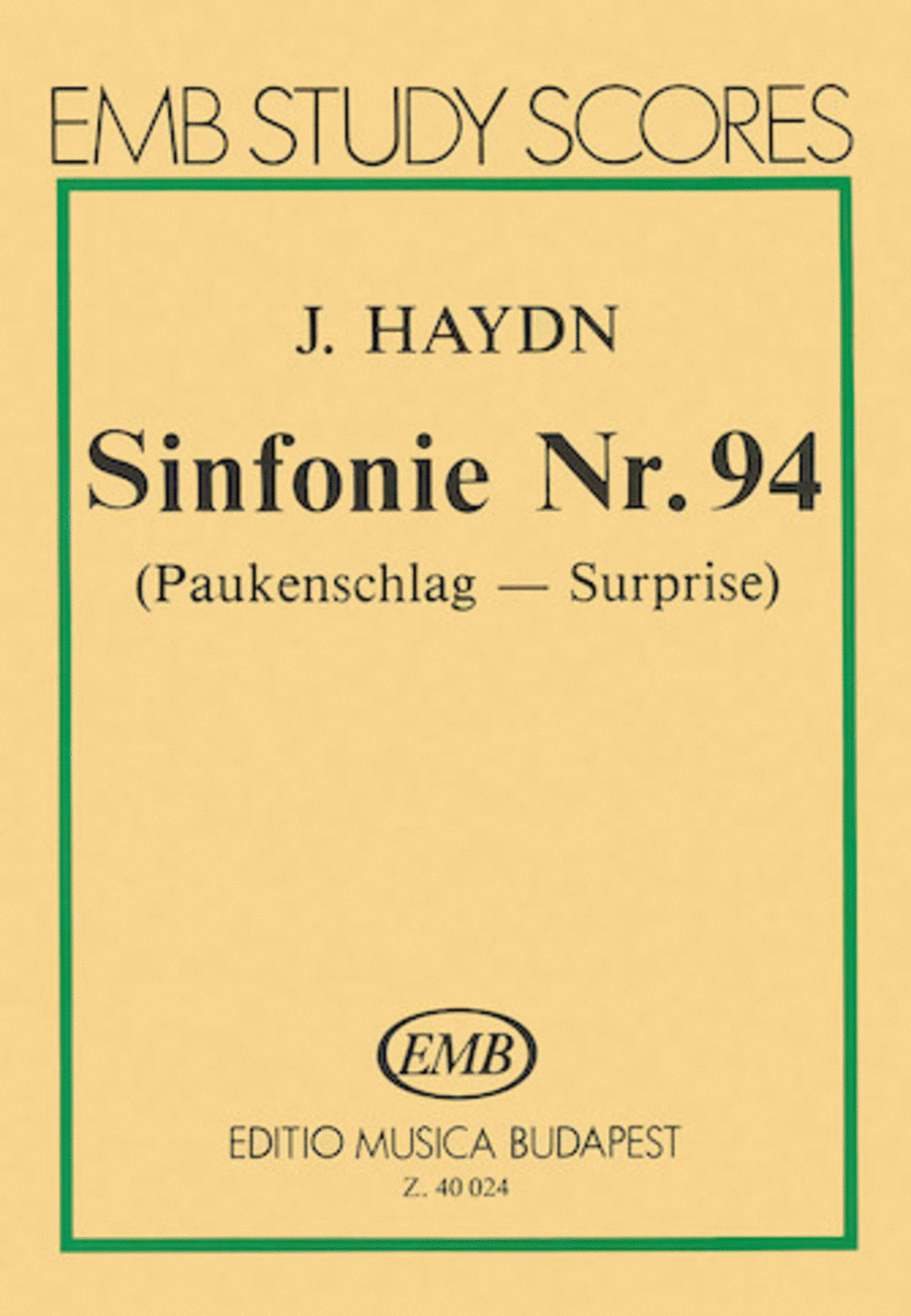 Symphony No. 94 in G Major, Hob.I:94 “Surprise”