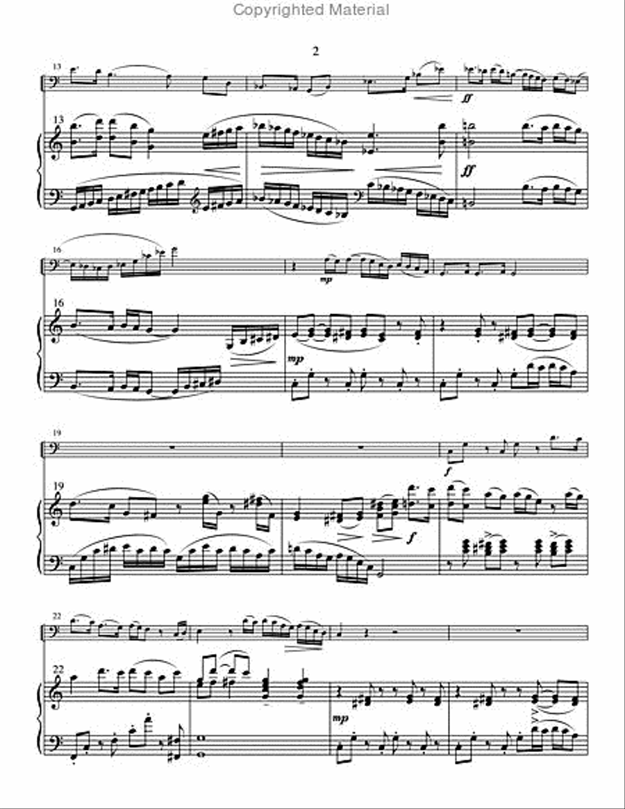 Chagallian Scenes Chagallian Scenes Euphonium scores gallery preview page 3
