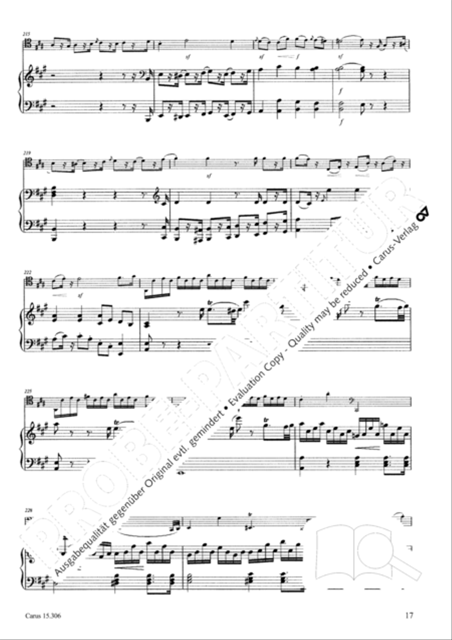 Grand Duo fur Violoncello und Klavier String Duet scores gallery preview page 18