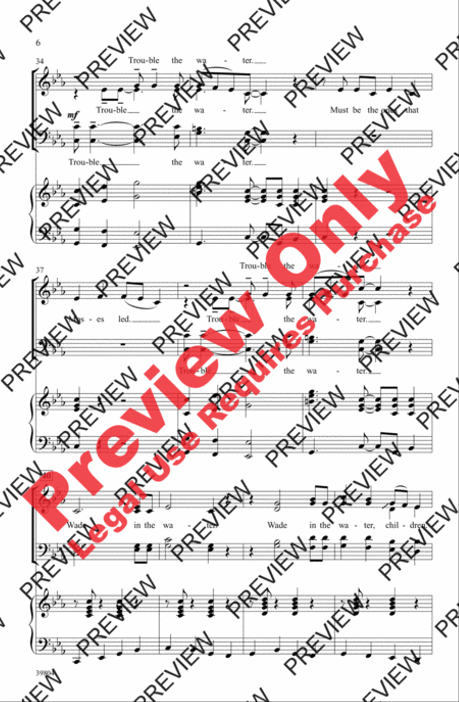 Trouble! - SoundTrax CD (CD only) Choir scores gallery preview page 6