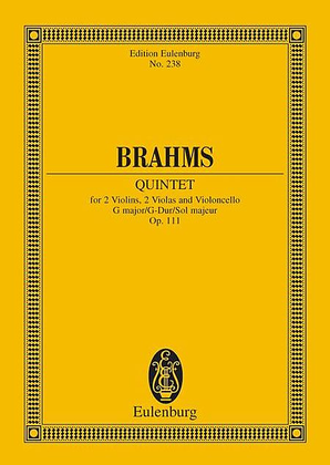 Book cover for String Quintet in G Major, Op. 111